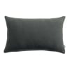 Coussin uni en coton tonnerre 40 x 65