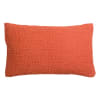 Coussin stonewashed en coton marmelade 40 x 65