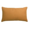 Coussin uni en lin ocre 40 x 65