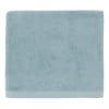 Serviette de bain en coton d'origine biologique bleu islande 40x60