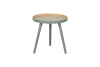 Table basse en bois verte
