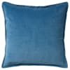 Coussin - bleu en velours 50x50 cm uni