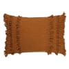 Coussin - marron en coton 40x60 cm uni