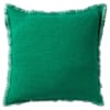 Coussin - vert en coton 60x60 cm uni