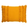 Coussin - jaune en coton 40x60 cm uni