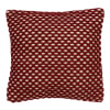Housse de coussin rouge doux-45x45 cm avec un motif à carreaux
