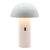 Lampe de table sans fil LED Métal Blanc H28CM