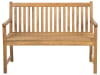 Banc Bois d'acacia certifié 120 cm Bois clair