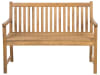 Panchina da giardino in legno di acacia 120 cm