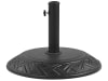 Pied de parasol en béton noir ⌀ 50 cm