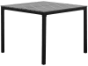 Tavolo da giardino 95x95 cm grigio