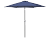 Parasol bleu marine pour jardin 267 cm