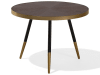 Moderno ed elegante tavolino in MDF impiallacciato in color noce scuro