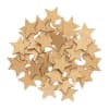 Coriandoli stella in legno dorato