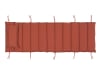 Coussin rouge pour chaise longue L180cm