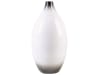 Vase décoratif en terre cuite blanc H46