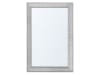 Specchio da parete in colore argento 61 x 91 cm