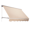 Store banne manuel inclinable beige