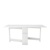 Table à manger pliable en bois 170x90cm blanc