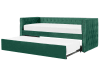 Tagesbett Stoff grün 90x200