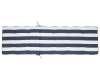 Cuscino lettino prendisole bianco e blu 192 x 56 x 5 cm