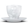 Tasse et sous tasse Richard Wagner en porcelaine 260ml