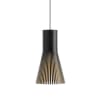 Lampe suspension noir H45cm