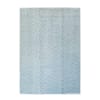 Tapis design en coton bleu turquoise 120x170 cm