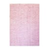 Tapis design en coton rose 160x230 cm