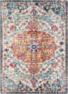 Orientalischer Vintage Teppich Mehrfarbig/Orange 160x220