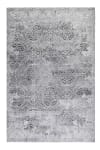 Tapis plat motif cachemire tons de gris 160x230