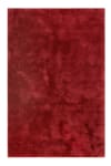 Tappeto pelo lungo taftato morbido rosso porpora 130x190