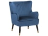 Sessel Samtstoff blau