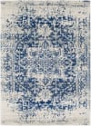 Orientalischer Vintage Teppich Blau/Beige 160x220