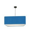 Lámpara de techo cuadrado carlito azul