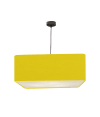 Lámpara de techo cuadrado carlito amarillo