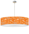 Lámpara de techo pájaro naranja acidulado
