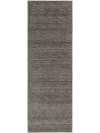 Tapis de couloir en laine gris 80x250