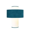 Lampe bleu doux D 35 cm