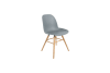 Chaise en polypropylène gris clair