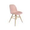Chaise design en bois rose