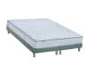 Ensemble matelas ressorts sommier vert 160x200