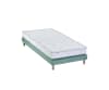 Ensemble matelas mousse sommier vert 90x190