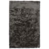 Tapis shaggy doux en polyester gris anthracite 200x300 cm