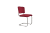 Stuhl aus Stoff, rot