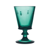 Copas de vino de vidrio esmeralda - Set de 6