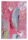 Tapis salon tissé plat - rose foncé multi 130x190 cm