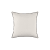 Housse de coussin en lin beige 40x40 cm