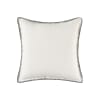 Housse de coussin en lin blanc 50x50 cm