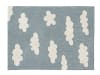 Tapis coton motif nuage bleu 120x160